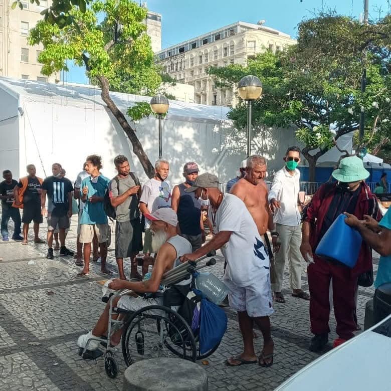 Ação social da Associação Cristã Céus Abertos